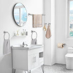 TQKAG Brushed Nickel Bathroom Hardware Set, 6-Piece Towel Bar Set 23.6 Inch - Image 7