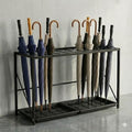 Folding Umbrella Storage Stand Rack Holder Organizer Free Standing Industrial Umbrella Rack for Entryway Home Commercial Office Hotel Entry Hallway Patio Décor with Removable Drip Tray by GLGLOBALLIFE--Abrandthatyoucantrust