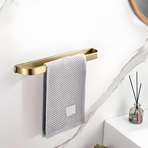 Leyden Brass Towel Bar,Antique Towel Rack Holder Bath 11.81 Inch Rod Hanger Wall Mounted Bathroom Accessories Vintage - Image 3