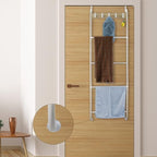 Over the Door Towel Rack for Bathroom 5 Tier Over The Door Towel Bar - Image 6
