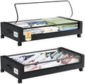 Somdot Under Bed Storage with Wheels, 2 Pack Under Bed Storage Containers by Somdot