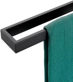 KOKOSIRI Towel Bar Matte Black Bath Towel Holder 20-Inch Kitchen Rack Stainless Steel for Bathroom Hardware Wall Mounted, 1 Pack B4008BK-L20 by KOKOSIRI