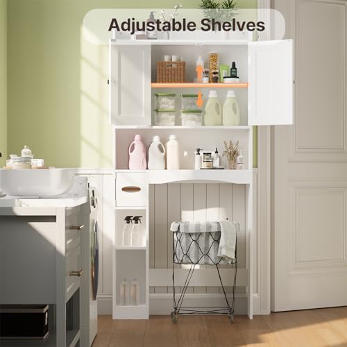 Gizoon 66''H Over The Toilet Storage Cabinet, with Ample Storage Space - Image 3