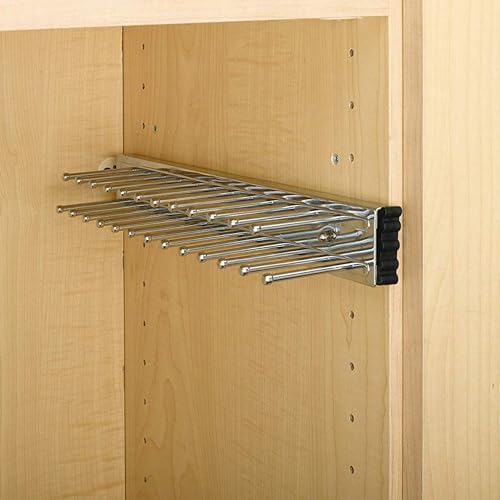 Rev-A-Shelf Sliding Tie & Belt Rack for Closets, Min Opening 2.5" W - Image 4