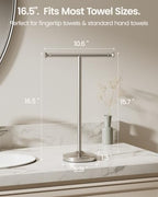 Freestanding Towel Holder Countertop, 16inch T-Shape Towel Rack - Image 4