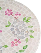 PEMAR 12.6” Pink Hydrangea Capiz Shell Lazy Susan, Handcrafted Dining Table Décor & Table Centerpiece, Elegant Beach House & Farmhouse Home Decor, Luxury Hostess & Housewarming Gift - Image 2
