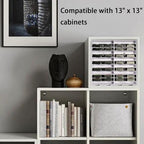 Krafetto 26 Grids Ink Pad Storage Rack, Wall-mountable Stamp Pad Organizer Holder Compatible with 3" x 3" Ink Pads（Grid Size 6.2" W × 3" D × 0.8" H） - Image 6