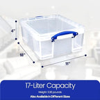 Really Useful Box 17L Plastic Storage Bins - Image 2