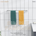 KOKOSIRI Towel Bar Brushed Nickel Bath Towel Hanger Holder 20-Inch Kitchen Rack Stainless Steel for Bathroom Hardware Wall Mount, 1 Pack B4008BR-L20 - Image 3