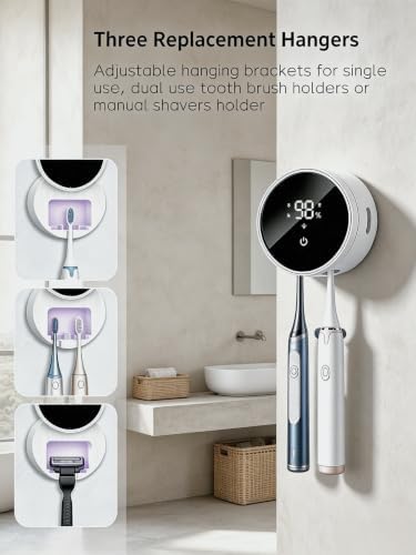 UV Toothbrush Sanitizer Toothbrush Holders with Hot Drying - Image 6