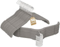 Velvet Shirt Hangers 50 Pack, No Shoulder Bumps for Clothes (Grey) by UEAKPIC