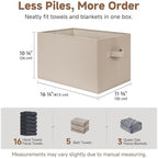 StorageWorks Storage Baskets for Shelves, Light Brown, Extra Large, 3-Pack - Image 6