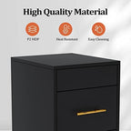 Salon Trolley Cart with Wheels, 3-Drawer Rolling Hair Styling Station, Mobile Beauty Trolley with Hot Tools Holder, Storage for Salon, Barbershop, Spa & Tattoo, Black - Image 4