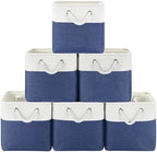 Patvingot 11-Inch Fabric Cube Storage Bins with Handles,6 Pack,Foldable by Patvingot