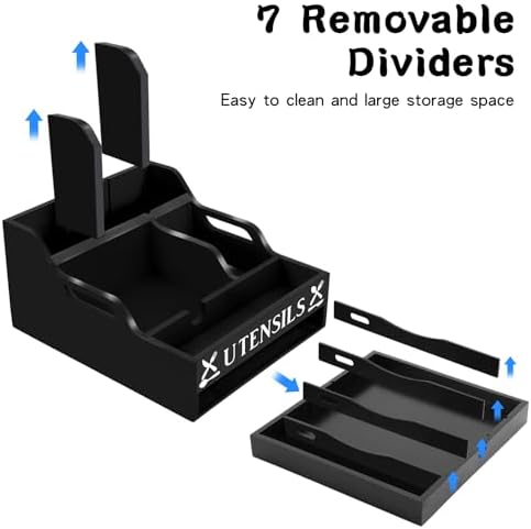 Large Kitchen Utensil Holder with Drawer Organizer for Party Picnic - Image 6
