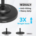 Matte Black Toilet Paper Holder Stand with Storage, 4 Extra Rolls - Image 6