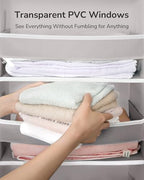 ULG Over The Door Organizer with 6 Large Pockets 12 Side Pockets, 50lbs Weight Capacity Door Hanging Organizer for Bedroom, Bathroom, Pantry, Nursery Storage, Gray - Image 2