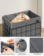 SONGMICS Laundry Hamper, Collapsible, 23.8 Gal. (90L) - Image 3