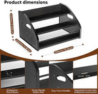 Countertop Liquor Bottle Organizer Shelf, 3-Tier - Image 3