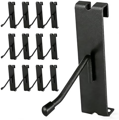 40pcs 2 inch Matte Black Gridwall Hooks for 3 x 3 Inch Grid Panels by Unknown