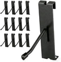 40pcs 2 inch Matte Black Gridwall Hooks for 3 x 3 Inch Grid Panels by Unknown