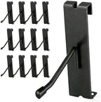40pcs 2 inch Matte Black Gridwall Hooks for 3 x 3 Inch Grid Panels by Unknown