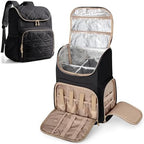 Marscamd Insulated Hairstylist Travel Bag Backpack with Detachable Divider by Marscamd