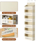 AQOOA 6-Tier Over The Door Organizer 44 lbs Capacity fit Standard Doors - Image 3