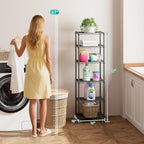 SINGAYE Metal Shelves Wire Shelving Storage Standing Adjustable Shelf Unit - Image 4