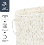 Coeusy Toilet Paper Storage Basket, Wicker Basket for Bathroom Organizer - Image 6