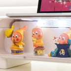 Monitor Stand Riser Small, Computer Monitor Stand with Drawer and Display Minifigures, Computer Desktop Stand with Lights, Removable Elevated Structure, Compatible with Computers, Desktops, and Laptops - Image 4