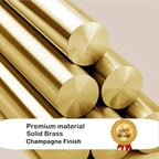 100% Solid Brass Hand Towel Holder, Champagne Bronze Towel Hook, Bathroom Towel Holder with Candle Holder for Wall Décor, Brass Bathroom Accessories, Wall Vase Holder - Image 5