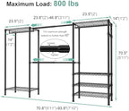 SEMHOR E06 Expandable Heavy Duty Clothes Rack for Reach-in Closet - Image 6