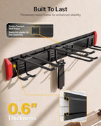monTEK 32" Garage Tool Organizer Wall Mount, 300 LBS Heavy Duty Tool Rack - Image 4