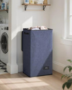 SOLEDI 100L Laundry Hamper with Lid, Large Collapsible Laundry Basket - Image 2
