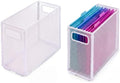 Zhengmy 2 Pcs Hanging File Organizer Letter Size File Holder Metal Mesh Filing Box Desktop Folder Letter Storage Cabinets Magazine Holder with Handles for Home Office School Document (White) by Zhengmy