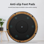 Lazy Susan Turntable Organizer for Cabinet Pantry Kitchen Countertop Refrigerator Cupboard, Pine Wood (Carbonized Black, 14“) - Image 3