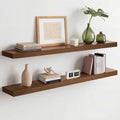 Homeforia 36 Inch Floating Shelves, High-End Solid Pine Wood, Set of 3 by Homeforia