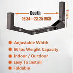 Wallmaster Kayak Storage Hooks, Adjustable Garage Kayak Storage Hangers - Image 2