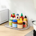 ROWNYEON Lazy Susan Turntable Organizer for Large Refrigerator, 360° Rotate Fridge Organizers and Storage, 16.54 Inches Rectangle Lazy Susan Organizer for Fridge, Cabinet, Pantry,2 - Image 7