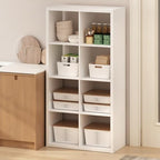 Furinno HERMITE Kitchen Island, 8-Cube Coffee Bar, Extra Thick Kitchen Storage, Bakers Rack, for Pantry Organizers and Storage, Kitchen Organization, White - Image 5