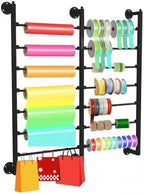 7-Tier Double Row Ribbon Storage Organizer , Wall Mounted Ribbon Organizer by Unknown