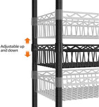 SINGAYE 6 Tier Shelf Wire Shelving Adjustable Storage Shelves Basket Rack - Image 4