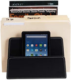 MobileVision Executive Black Desktop File Folder Paper Tray & Device Organizer 5 Slot Dividers - Image 5