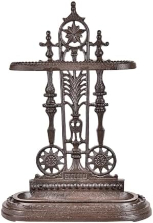 Sungmor Cast Iron Freestanding Umbrella Stand with Detachable Drip Tray by Sungmor