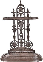 Sungmor Cast Iron Freestanding Umbrella Stand with Detachable Drip Tray by Sungmor