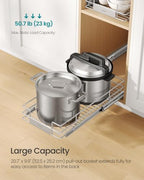 SONGMICS Pull Out Cabinet Organizer 11.6" W x 21.3" D, Easy Pull-Out - Image 3