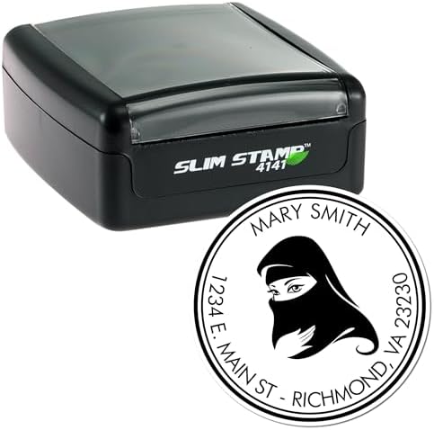 Custom Made New Home Stamper - Portable Pre-Inked Stamp for Veil Envelopes, Ideal for Islamic Cultural Center Members, Eye-Catching Design, 1-5/8 Size, Ideal for New Home Announcements - Image 2