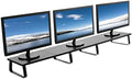 VIVO 55 inch Extra Long Monitor Stand, Wood & Steel Desktop Riser, Multi Screen, TV, Keyboard, Laptop, Ergonomic Desk and Tabletop Organizer, Black, STAND-V000D5 by VIVO