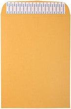 JAM PAPER 9 1/2 x 12 1/2 Open End Catalog Envelopes with Peel and Seal Closure - Brown Kraft Manila - Bulk 500/Box by JAMPaper